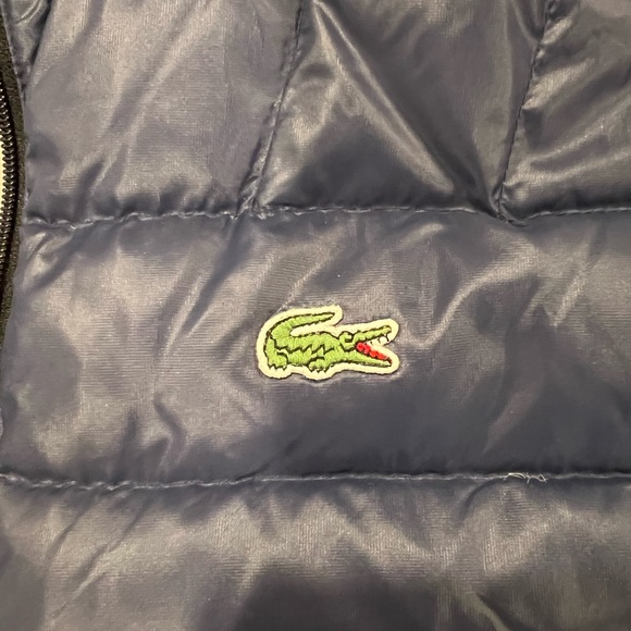 Lacoste Bubble Vest. Navy Blue. Size 58 (XL). Like NEW - Picture 4 of 5